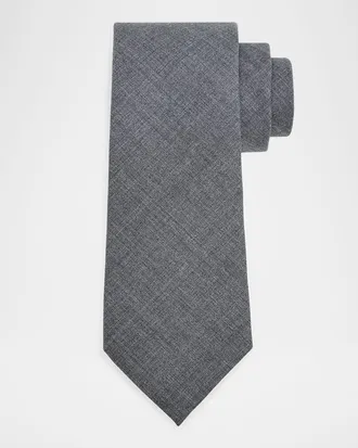 Brunello Cucinelli Men & apos;s Lightweight Wool Solid Tie