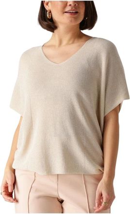 Nukus Nukus, Truien & Vesten, Dames, Beige, XS, Dina Top Lurex