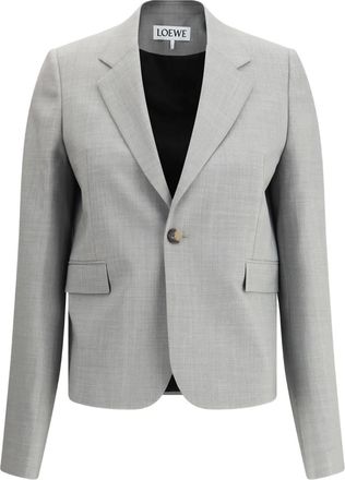 Loewe Giacca monopetto con revers classici - Grigio