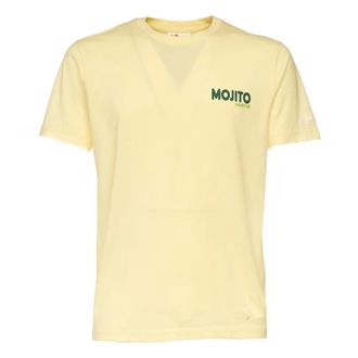 MC2 Saint Barth T-Shirts, male, Yellow, Size: XL Mojito Habitue Crew-neck T-shirt