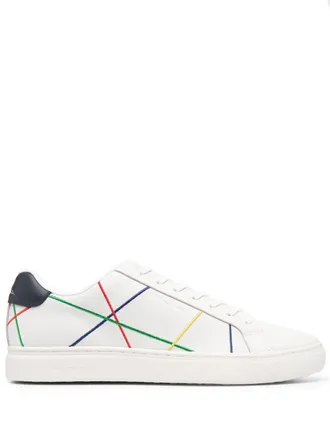 Paul Smith Sneakers con design color-block - Bianco