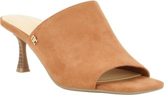 Tommy Hilfiger Sassey Faux Leather Slide Sandal in Cognac at Nordstrom, Size 5.5
