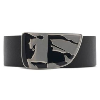 Burberry Shield EKD Double-Sided Leather Belt, Size 90 cm