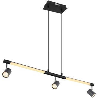 Globo Lighting Lampada a sospensione - Hl - nero - metallo - grande - Globo