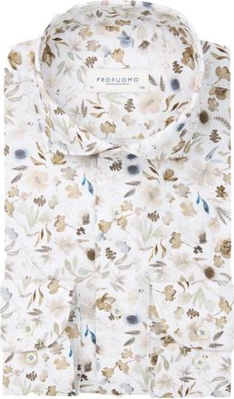 Profuomo Heren, Overhemden, Veelkleurig, Maat: XL Katoen