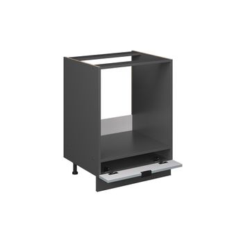 Vicco Armario Para Horno Empotrado Fame-line, Azul Claro-gris, 60 Cm, Et Roble Vicco