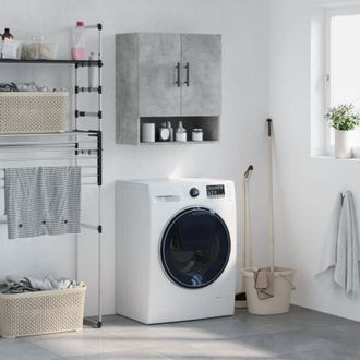 vidaXL Armadietto a Muro Grigio Cemento 60x31x70 cm Legno Multistrato - Vidaxl