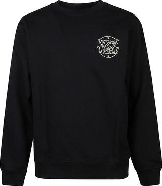 Dr&ocirc;le de Monsieur Black Crewneck Sweatshirt