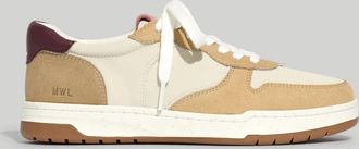 Madewell Womens Madewell Court NH193- Sneakers Beige Nubuck Suede Shoes HTAT498