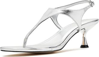 Calvin Klein Portia Womens Sling Back Shoes Silver : 9.5 M