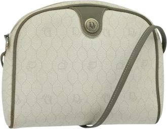 Dior Pre-owned Cross Body Bags, female, White, Size: ONE SIZE Pre-owned Vintage Shoulder Bag