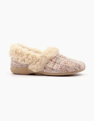 Lunar Womens Lunar slippers Dana KLA 259 in Beige - Cream - Size: 4