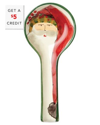 Vietri Vietri Old St. Nick Spoon Rest With $7 Credit