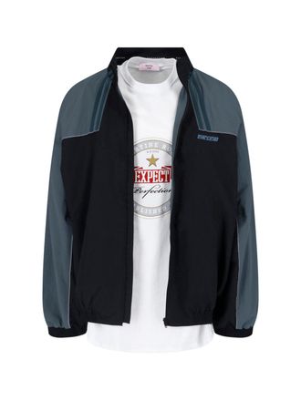 Martine Rose Black Embroidered High Collar Jacket