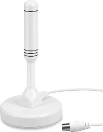 OEM Antena De Tv Digital Terrestre Hd Hd Potente Para Interiores En B&eacute;lgica - August Dta240, Magn&eacute;tica, Peque&ntilde;a, Port&aacute;til, Discreta, Uhf/vhf, Para Sal&oacute;n, 