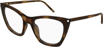 Saint Laurent Optical Frame - Dames - Brillen - Bruin - 55 MM - Accessoires