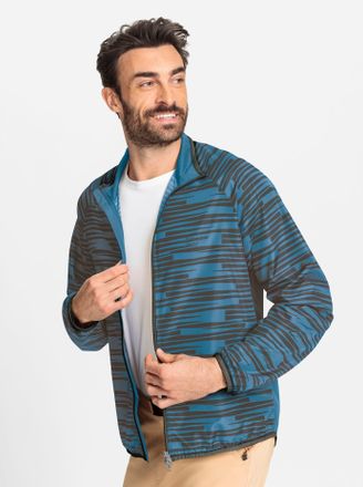 Catamaran Trainingsjacke CATAMARAN, Herren, Gr. 48, grau (graphit, topas), 100% Polyester, R&uuml;ckenteil:100% Polyester, unifarben, Jacken Trainingsjacke