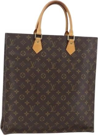 Louis Vuitton Pre-owned Tote Bags, female, Brown, Size: ONE SIZE Pre-owned Sac Plat Tote