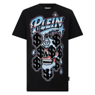 Philipp Plein Hombre, Camisetas, Negro, Talla: 2XL
