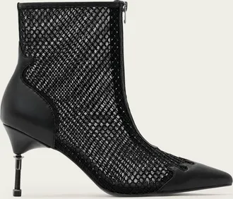AllSaints Natasha Mesh Leather Boots