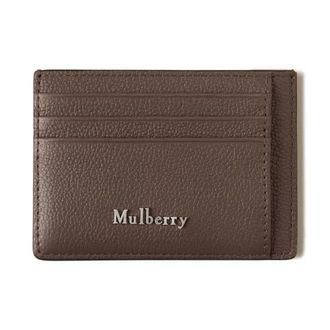 Mulberry Farringdon Leather Card Holder in Taupe Brown at Nordstrom
