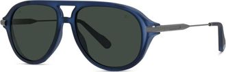 Vuarnet Peak Vu 40119U 92A - Heren - Zonnebrillen - Blauw - 56 MM - Accessoires