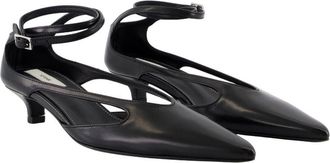 Toteme Womens Kitten Pump Lambskin Black