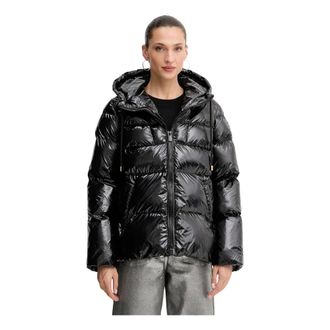 Pinko Pinko, Jassen, Dames, Zwart, XS, Leer, Eleodoro Jacket