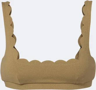 Marysia Swim Mini Palm Springs scalloped bikini top