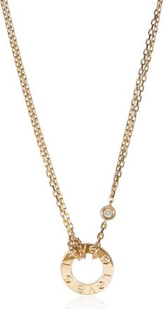 Cartier Pre-Owned Cartier Yellow Gold Diamond Love Necklace