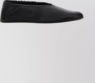 The Row stella round toe flat ballerina shoes