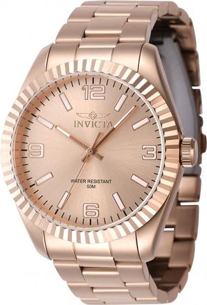 Invicta Specialty Quartz Rose Gold Dial Mens Watch 47462
