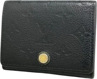 Louis Vuitton Pre-owned Wallets, female, Black, Size: ONE SIZE Pre-owned Business card case