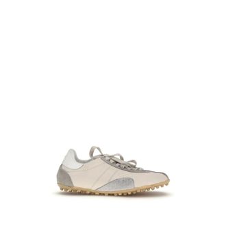 Maison Margiela Beige Goatskin Athletic Womens Sneakers