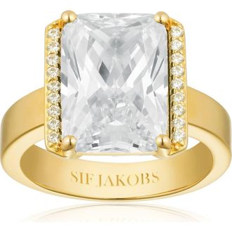 Sif Jakobs Jewellery Ring Roccanova Altro Grande in 18K Gold Plated at Nordstrom, Size 7.5
