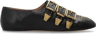 Chlo&eacute; Susanna Flat - Dames - Platte Schoenen - Zwart - 37 1/2 EU - Leer - Schoenen