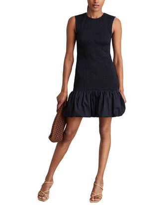 Reiss Belinda Shirred Detail Shirtdress