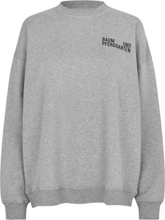 Baum Und Pferdgarten Dames, Sweatshirts & Hoodies, Grijs, Maat: XS Katoen