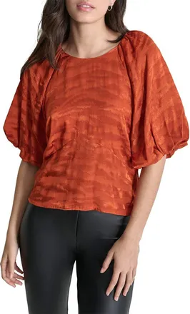 DKNY Dkny Bubble Sleeve Top