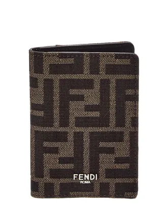 Fendi Fendi Canvas & Leather Wallet