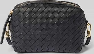 Abro Abro Umh&auml;ngetasche mit Strukturmuster Modell Kaia in Black, Gr&ouml;&szlig;e 1