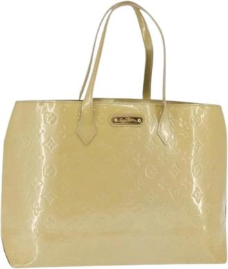 Louis Vuitton Pre-owned Vintage Tote Bag - Dames - Vintage Shopper - Beige - ONE Size - Leer - Vintage