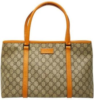 Gucci Pre-owned Tote Bags, female, Beige, Size: ONE SIZE Pre-owned Vintage Tote Bag