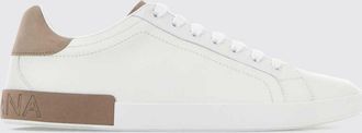 Dolce & Gabbana Sneakers Portofino in pelle di vitello liscia con logo posteriore