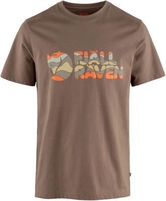 Fj&auml;llr&auml;ven Multicolor Logo T-Shirt T-Shirt f&uuml;r Herren | braun