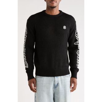 Billionaire Boys Club Script Sweater in Black at Nordstrom Rack, Size Xxx-Large