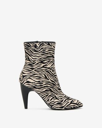 Isabel Marant Bottines Jany Low - Femme - Z&egrave;bre - Taille 36 - Isabel Marant - Id&eacute;es de cadeaux pour femme
