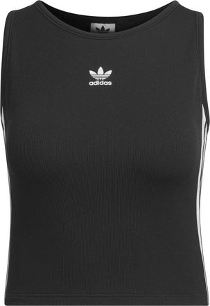 adidas (WMNS) adidas originals 3-Stripes Padded Tank Top Asia Sizing Black White JI6860