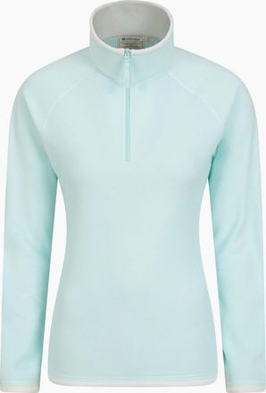 Mountain Warehouse Womens Mountain Warehouse Womens/Ladies Montana Half Zip Fleece Top - Green - Size: 12