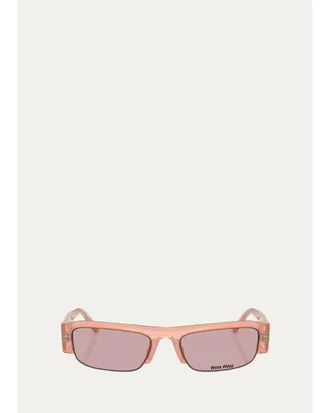 Miu Miu B07SF 54MM Rectangular Sunglasses